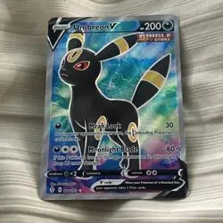 The Pokemon Company Umbreon V Full Art Holo Ultra Rare 188/203 English 200 HP - Image 1
