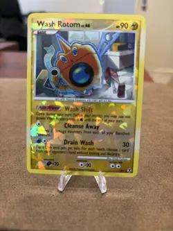 2009 Pokemon Platinum Rising Rivals #RT5 Wash Rotom Reverse Holo Ultra Rare NM - Image 1