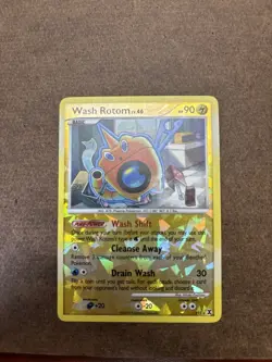 2009 Pokemon Platinum Rising Rivals #RT5 Wash Rotom Reverse Holo Ultra Rare NM - Image 3