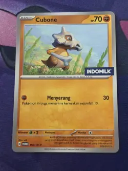 NM - Pokemon Indonesia Cubone 198/SV-P Indomilk Kids Promo - Image 1
