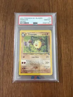 2001 Pokemon Southern Islands Primeape #18 PSA 10 - Image 1