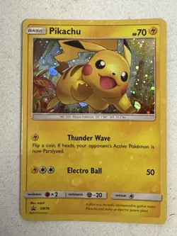Pikachu Black Star Promo SM76 - Pokemon N/M - Image 1