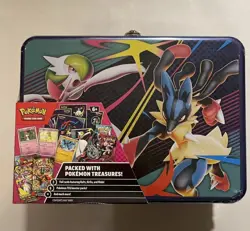 2025 Pokemon TCG Collector Treasure Chest Lunch Box Tin - Factory SEALED - Image 1