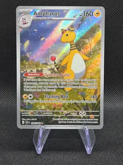 Pokemon TCG Ampharos 090/086 Chaos Rising Illustration Rare New - Image 1