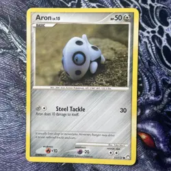 Pokemon Aron Mysterious Treasures 71/123 LP Condition - Image 1
