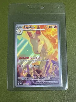 Rapidash Illustration Rare 189/182 Destined Rivals Pokemon English - Image 1