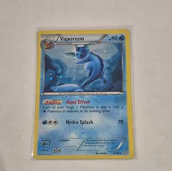 Pokemon Vaporeon 22/98 XY Ancient Origins Holo FoilUncommon English 90 HP - Image 1