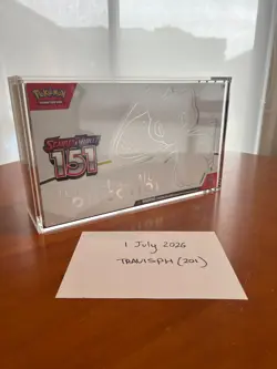 POKEMON 151 SCARLET & VIOLET ULTRA PREMIUM COLLECTION BOX SEALED in Acrylic case - Image 1