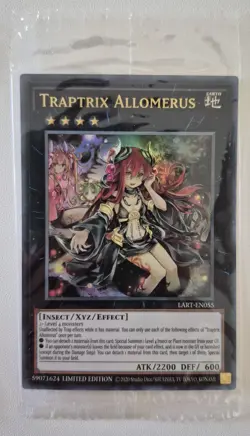 YuGiOh Traptrix Allomerus Ultra Rare LART-EN055 Sealed Lost Art Promo - Image 1