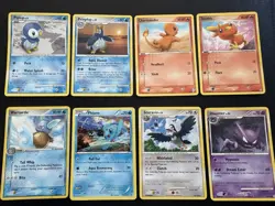 Pokemon TCG Nintendo 8-Card Lot Piplup Prinplup Charmander Torchic 2007 - Image 1