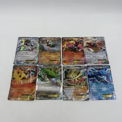 Nintendo Pokemon TCG 2015-2016 XY/OS 8-Card EX/Mega Lot English MP - Image 1
