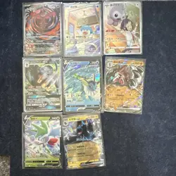 Pokemon TCG Chinese Holo/Foil Full Art 8 Card Lot all NM/M - Image 1