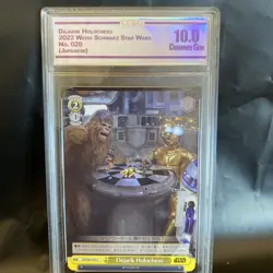 Star Wars Weiss Schwarz Chewbacca C-3PO Chess # 28 Japanese Card - Image 1