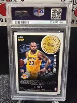 2020 Panini Instant Score the Franchise LEBRON JAMES #F18 PSA 10 GEM MINT - Image 2