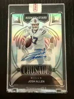 Panini 2022 Rookies & Stars Crusade Josh Allen Bills CR-2 Auto /5 - Image 1