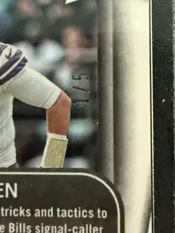 Panini 2022 Rookies & Stars Crusade Josh Allen Bills CR-2 Auto /5 - Image 3