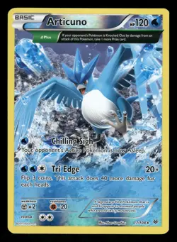 Articuno 17/108 NM Rare Reverse Holo Roaring Skies 2015 Pokemon TCG - Image 1