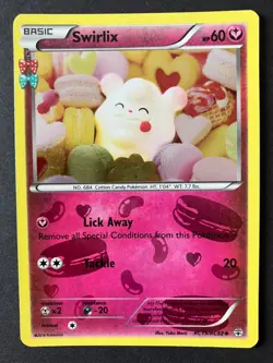 Swirlix RC19/RC32 Radiant Collection XY Generations HOLO Shiny Pokemon Card Exc - Image 1