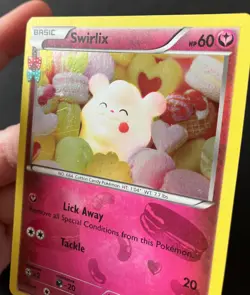 Swirlix RC19/RC32 Radiant Collection XY Generations HOLO Shiny Pokemon Card Exc - Image 4