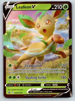 Leafeon V SWSH194 Holo Promo Sword & Shield Promo Pokemon Near Mint - Image 1
