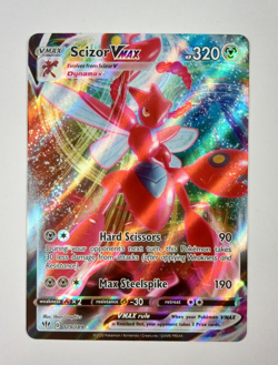 Pokemon Scizor VMAX 119/189 Holo VMAX Rare Darkness Ablaze NM - Image 1