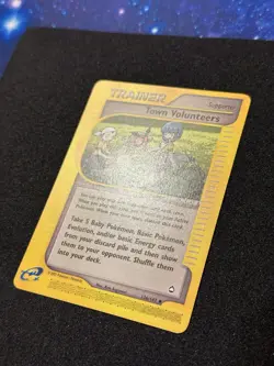 TOWN VOLUNTEERS - 136/147 - Aquapolis - Trainer - Pokemon Card - NM - Image 3