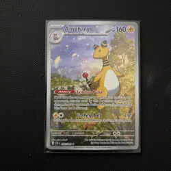 Pokemon Chaos Rising 090/086 Ampharos Illustration Rare IR Holo MINT - Image 1