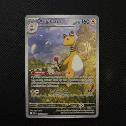 Pokemon Chaos Rising 090/086 Ampharos Illustration Rare IR Holo MINT - Image 2