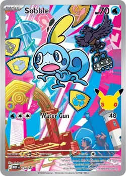 Sobble Pokemon TCG Mega Evolution Promo 054 Promo NM - Image 1