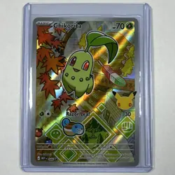 Pokemon TCG Chikorita 046 Mega Evolution Promo Holo 70 HP Basic EN 2026 - Image 1