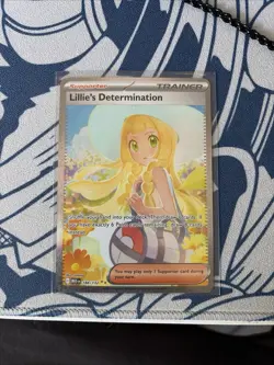 Pokemon TCG Lillie's Determination 184/132 Me01 Mega Evolution Holo English - Image 2