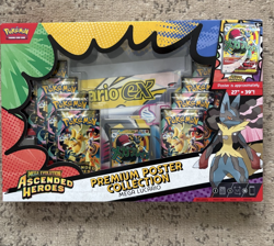 Pokemon TCG Mega Evolution Ascended Heroes Premium Poster Collection - Lucario - Image 1