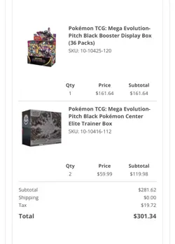 Pokemon TCG Mega Evolution Pitch Black Booster Box - PRESALE! - Image 2