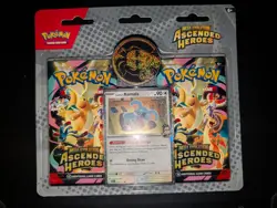 Pokemon TCG Mega Evolution Ascended Heroes Larry’s Komala 2 Pack Blister Sealed - Image 1