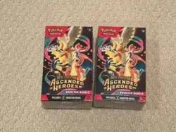 Lot of 2 Pokemon TCG Mega Evolution Ascended Heroes Booster Bundles Sealed - Image 1
