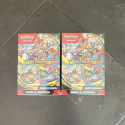 Lot Of 2 Mega Evolution Booster Bundles Pokemon Tcg - Image 1