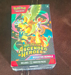 Pokemon TCG Mega Evolution Ascended Heroes Booster Bundle - 6 Booster Packs - Image 1
