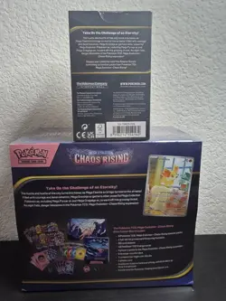 Pokemon TCG Mega Evolution Chaos Rising ETB Elite Trainer Box & Booster Bundle - Image 3