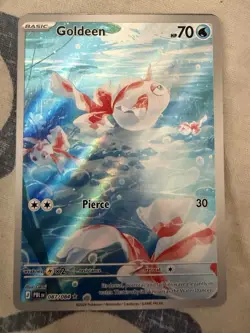 Pokemon TCG Goldeen PBL 087/084 Illustration Rare Mega Evolution Pitch Black - Image 1
