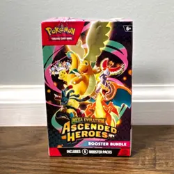 Pokemon TCG Mega Evolution Ascended Heroes Booster Bundle Box 6 Packs English - Image 1