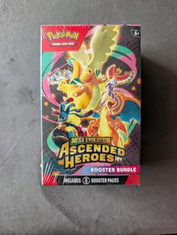 Pokemon TCG Mega Evolution Ascended Heroes Booster Bundle 6 Packs - Image 1