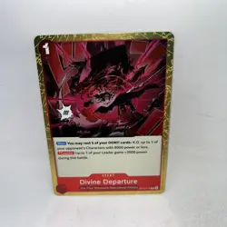 Divine Departure OP10-019 Rare Royal Blood One Piece Foil Near Mint - Image 1