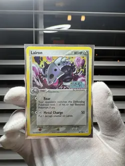 Pokemon Lairon 36/100 Stamped Reverse Holo EX Crystal Guardians 2006 MP Vintage - Image 1