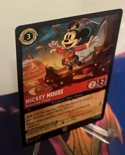Mickey Mouse-Brave Little Prince 111/204 Fabled Legendary Card Disney Lorcana - Image 2