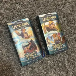 DISNEY LORCANA TRADING CARD GAME AZURITE SEA SINGLE-PLAYER DECKS - SET OF 2 - Image 1