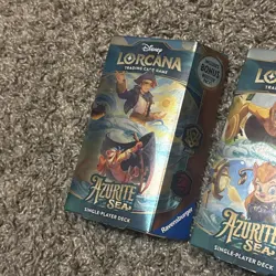 DISNEY LORCANA TRADING CARD GAME AZURITE SEA SINGLE-PLAYER DECKS - SET OF 2 - Image 4