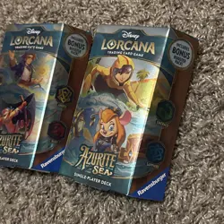 DISNEY LORCANA TRADING CARD GAME AZURITE SEA SINGLE-PLAYER DECKS - SET OF 2 - Image 5