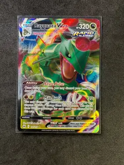 Rayquaza VMAX 101/159 Holo VMAX Rare Crown Zenith Pokemon Near Mint - Image 1