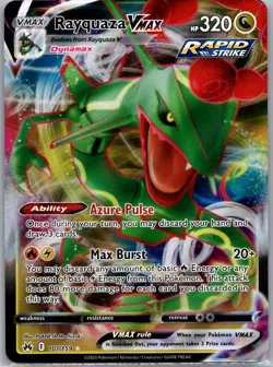 Rayquaza VMAX 101/159 Holo VMAX Rare Crown Zenith Pokemon Near Mint - Image 1