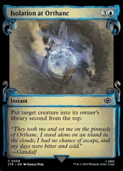 Isolation at Orthanc - Foil - Showcase Scrolls x1 - Universe Beyond: The Lord of - Image 1